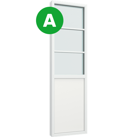 Sideparti 3-lags glas 